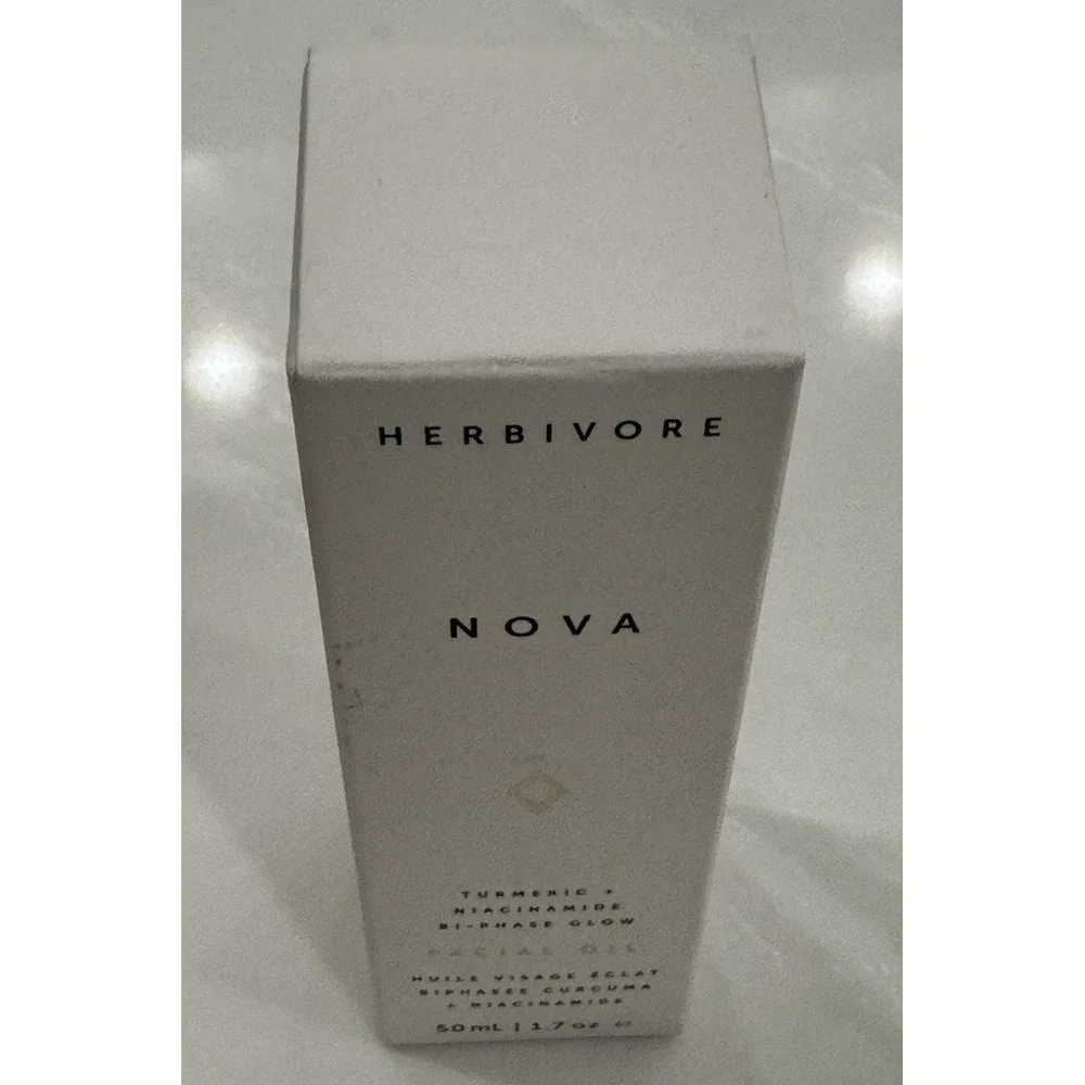 HERBIVORE Nova Brightening Facial Oil 1.7oz Turmeric + Niacinamide NIB